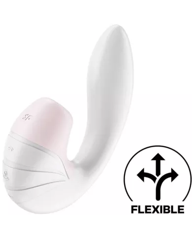 SATISFYER - SUPERNOVA AIR PULSE STIMULATEUR ET VIBRATION BLANC SATISFYER - SUPERNOVA AIR PULSE STIMULATEUR ET VIBRATION BLANC