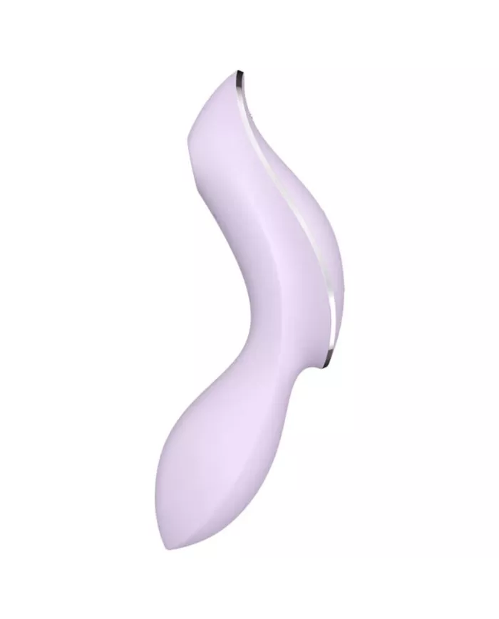 SATISFYER - VIBRATEUR CURVY TRINITY 2 AIR PULSE VIOLETTE