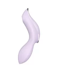 SATISFYER - VIBRATEUR CURVY TRINITY 2 AIR PULSE VIOLETTE