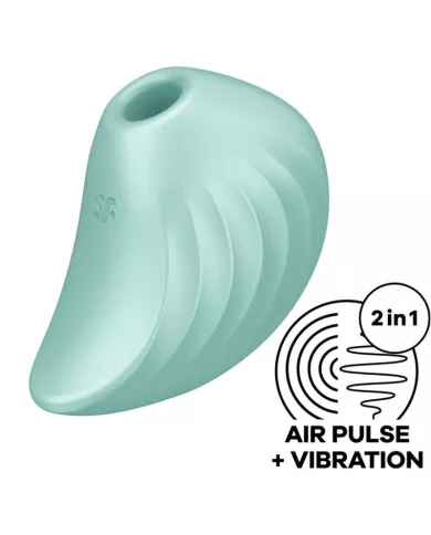 SATISFYER - STIMULATEUR ET VIBRATEUR PEARL DIVER VERT