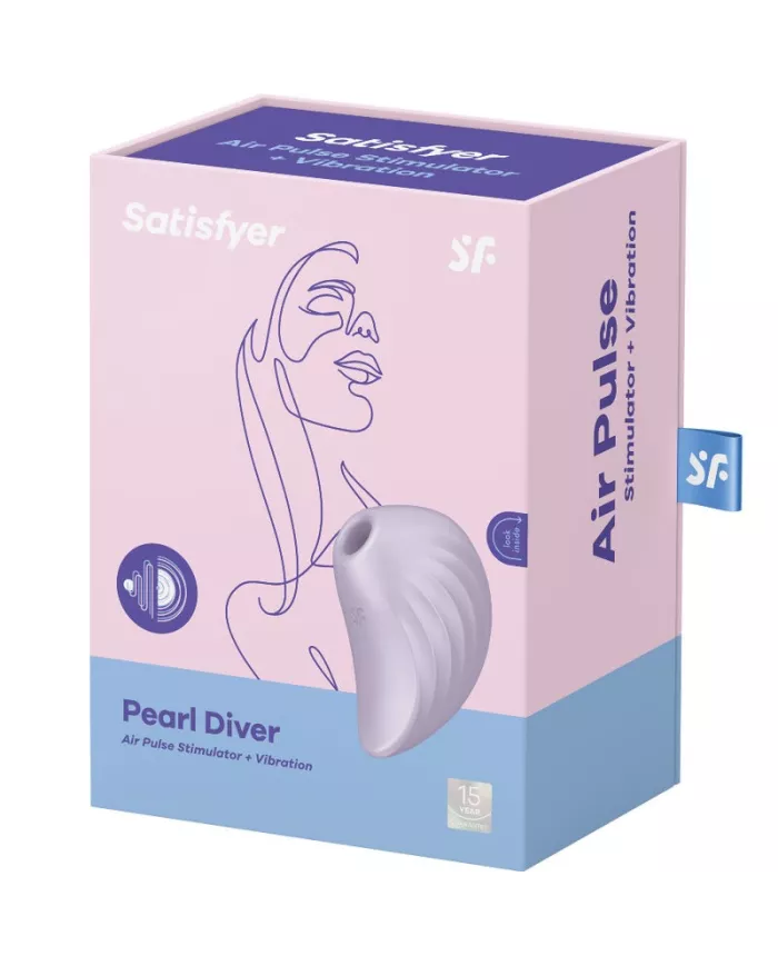 SATISFYER - STIMULATEUR ET VIBRATEUR PEARL DIVER VIOLETTE SATISFYER - STIMULATEUR ET VIBRATEUR PEARL DIVER VIOLETTE