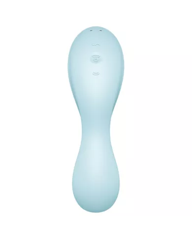 SATISFYER - APPLICATION STIMULATEUR ET VIBRATEUR CURVY TRINITY 5 BLEU SATISFYER - APPLICATION STIMULATEUR ET VIBRATEUR CURVY TRINITY 5 BLEU