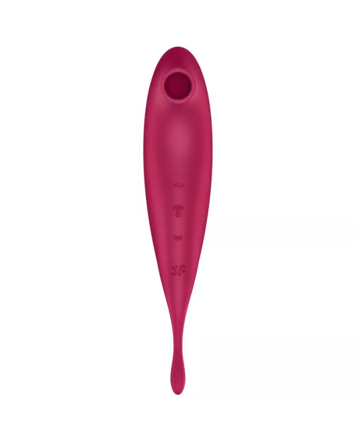 SATISFYER - APPLICATION DE STIMULATEUR ET VIBRATEUR TWIRLING PRO+ ROUGE SATISFYER - APPLICATION DE STIMULATEUR ET VIBRATEUR TWIRLING PRO+ ROUGE