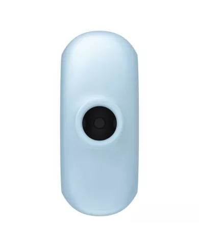 SATISFYER - STIMULATEUR ET VIBRATEUR DOUBLE AIR PULSE PRO TO GO 3 BLEU