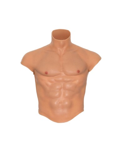 DÉSIR CACHÉ - T-SHIRT TORSE MASCULIN EN SILICONE ALTER EGO AVEC ESTHÉTIQUE DES ABS