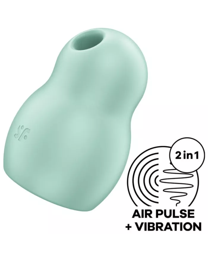 SATISFYER - STIMULATEUR ET VIBRATEUR DOUBLE AIR PULSE PRO TO GO 1 VERT SATISFYER - STIMULATEUR ET VIBRATEUR DOUBLE AIR PULSE PRO TO GO 1 VERT