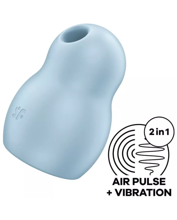 SATISFYER - STIMULATEUR ET VIBRATEUR DOUBLE AIR PULSE PRO TO GO 1 BLEU SATISFYER - STIMULATEUR ET VIBRATEUR DOUBLE AIR PULSE PRO TO GO 1 BLEU