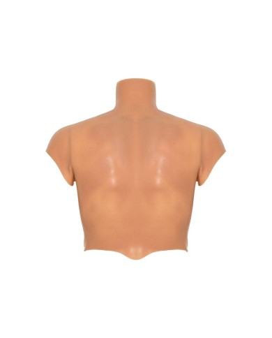 DÉSIR CACHÉ - T-SHIRT TORSE MASCULIN EN SILICONE ALTER EGO AVEC ESTHÉTIQUE DES ABS