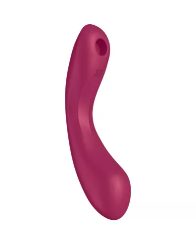 SATISFYER - CURVE TRINITY 1 AIR PULSE VIBRATION ROUGE