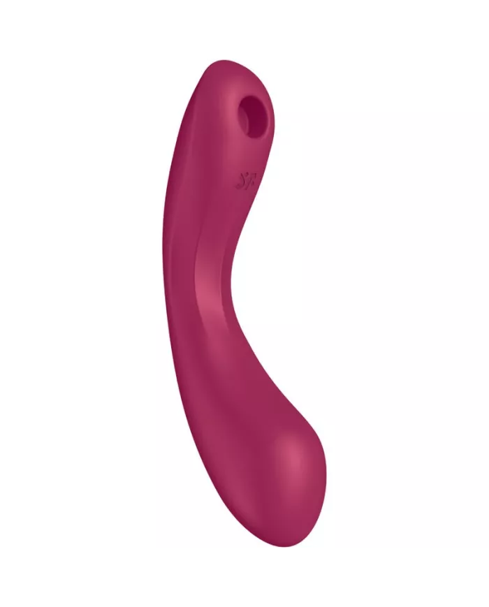 SATISFYER - CURVE TRINITY 1 AIR PULSE VIBRATION ROUGE