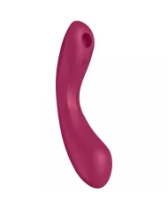 SATISFYER - CURVE TRINITY 1 AIR PULSE VIBRATION ROUGE
