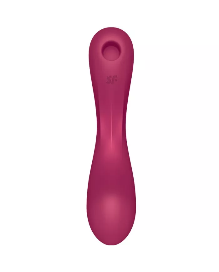 SATISFYER - CURVE TRINITY 1 AIR PULSE VIBRATION ROUGE
