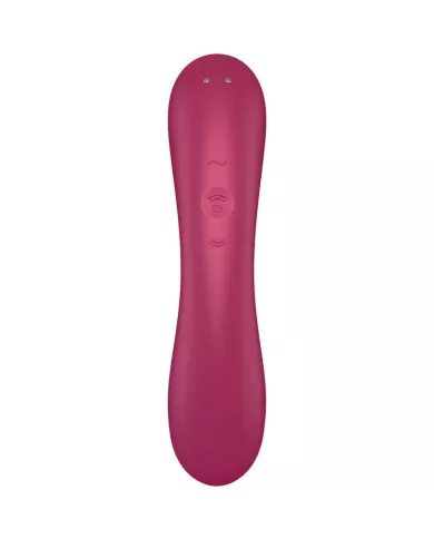 SATISFYER - CURVE TRINITY 1 AIR PULSE VIBRATION ROUGE