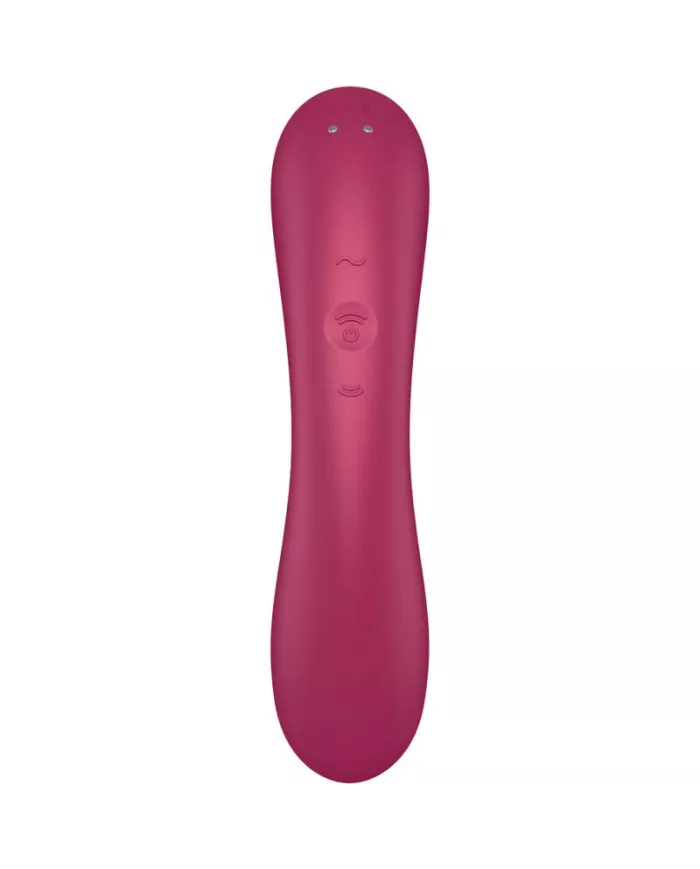 SATISFYER - CURVE TRINITY 1 AIR PULSE VIBRATION ROUGE