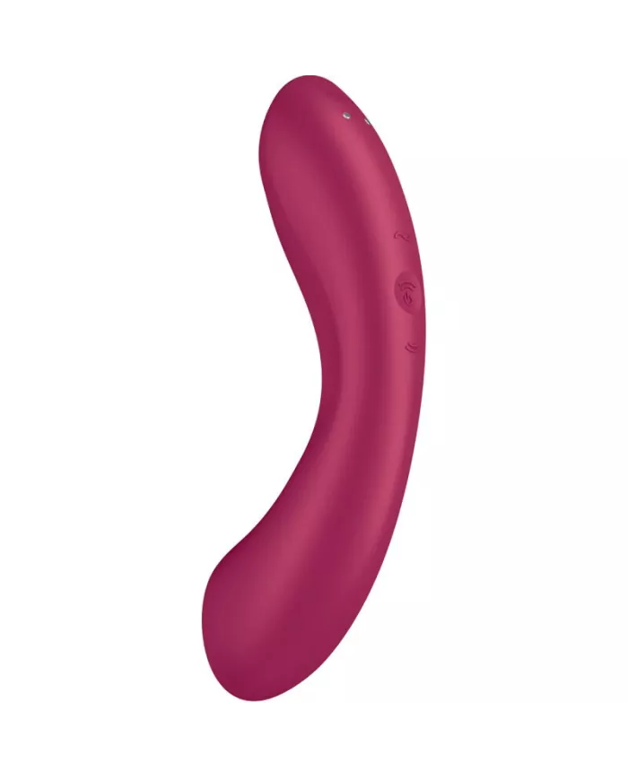 SATISFYER - CURVE TRINITY 1 AIR PULSE VIBRATION ROUGE