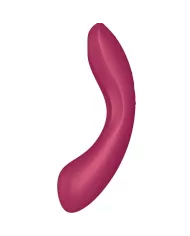 SATISFYER - CURVE TRINITY 1 AIR PULSE VIBRATION ROUGE