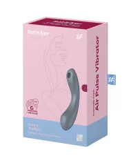 SATISFYER - CURVE TRINITY 1 AIR PULSE VIBRATION GRIS SATISFYER - CURVE TRINITY 1 AIR PULSE VIBRATION GRIS