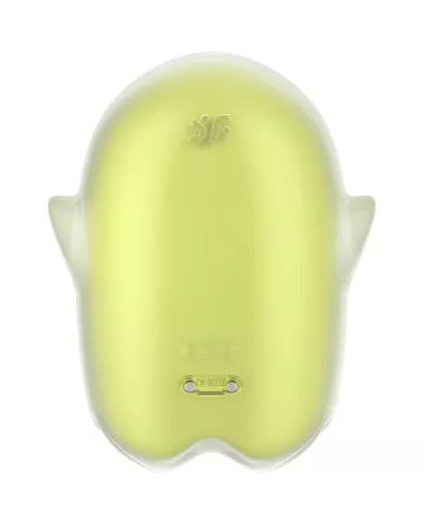 SATISFYER - GLOWING GHOST AIR PULSE & VIBRATEUR JAUNE SATISFYER - GLOWING GHOST AIR PULSE & VIBRATEUR JAUNE