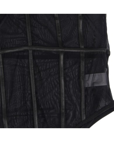 SUBBLIME - BODY NOIR BRETELLES CHAÎNE S/M