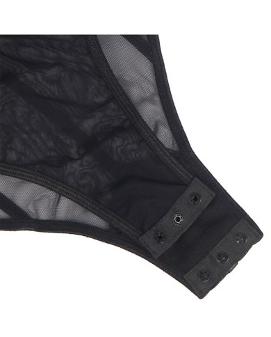SUBBLIME - BODY NOIR BRETELLES CHAÎNE S/M