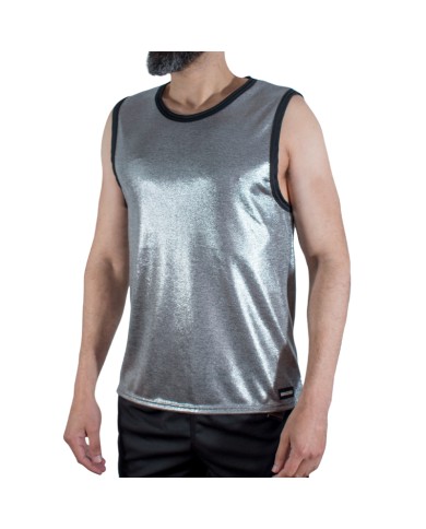 MACHO - T-SHIRT À PAILLETTES FINES S/M