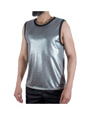 MACHO - T-SHIRT À PAILLETTES FINES S/M
