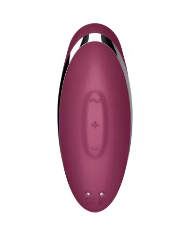 SATISFYER - TAP & CLIMAX 2 VIBRATEUR & STIMULATEUR ROUGE SATISFYER - TAP & CLIMAX 2 VIBRATEUR & STIMULATEUR ROUGE