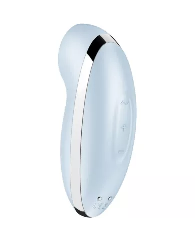 SATISFYER - TAP & CLIMAX 2 VIBRATEUR & STIMULATEUR BLEU SATISFYER - TAP & CLIMAX 2 VIBRATEUR & STIMULATEUR BLEU