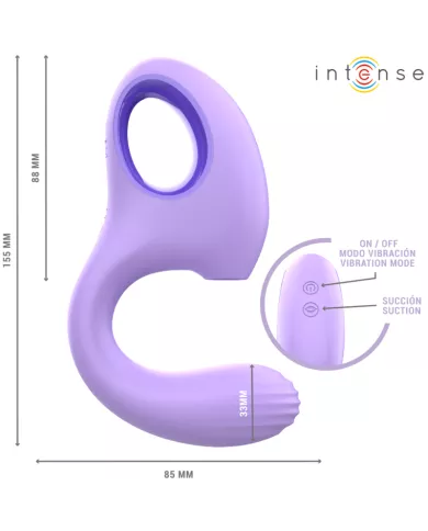 INTENSE - BAXTER VIBRATEUR & STIMULATEUR VIOLET INTENSE - BAXTER VIBRATEUR & STIMULATEUR VIOLET