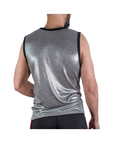 MACHO - T-SHIRT À PAILLETTES FINES S/M