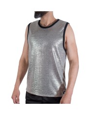 MACHO - T-SHIRT À PAILLETTES FINES S/M
