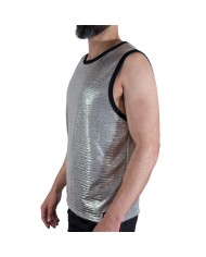 MACHO - T-SHIRT À PAILLETTES FINES S/M