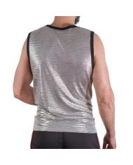 MACHO - T-SHIRT À PAILLETTES FINES S/M