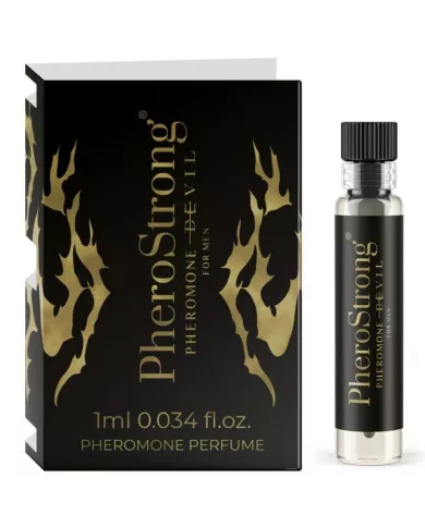 PHEROSTRONG - PARFUM PHÉROMONE DIABLE POUR HOMME 1 ML PHEROSTRONG - PARFUM PHÉROMONE DIABLE POUR HOMME 1 ML