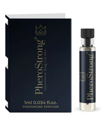 PHEROSTRONG - PARFUM PHÉROMONE KING POUR HOMME 1 ML PHEROSTRONG - PARFUM PHÉROMONE KING POUR HOMME 1 ML