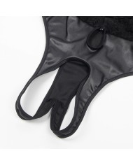 SUBBLIME - 954383 BODY SEXY AVEC PORTE-JARRETELLES NOIR S/M