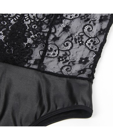 SUBBLIME - 954383 BODY SEXY AVEC PORTE-JARRETELLES NOIR S/M