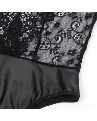 SUBBLIME - 954383 BODY SEXY AVEC PORTE-JARRETELLES NOIR S/M