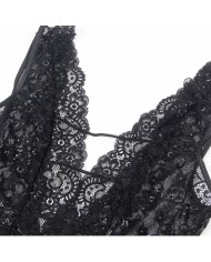SUBBLIME - 954390 BODY SEXY AVEC PORTE-JARRETELLES NOIR L/XL