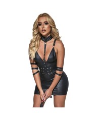 SUBBLIME - 954413 BODY BONDAGE EN CUIR NOIR L/XL