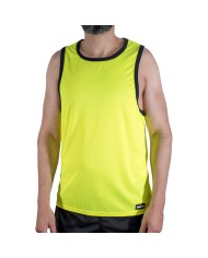 MACHO - CMV001 T-SHIRT DE SPORT JAUNE S/M