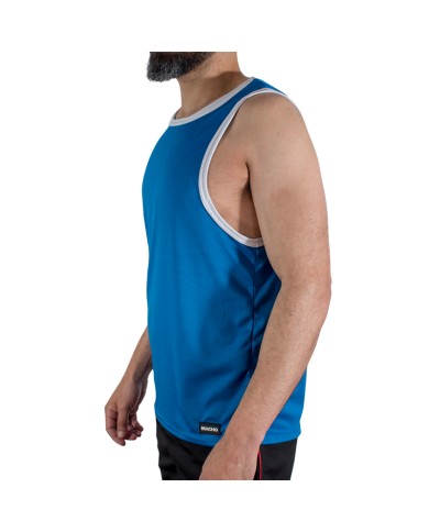 MACHO - CMV002 T-SHIRT DE SPORT BLEU S/M