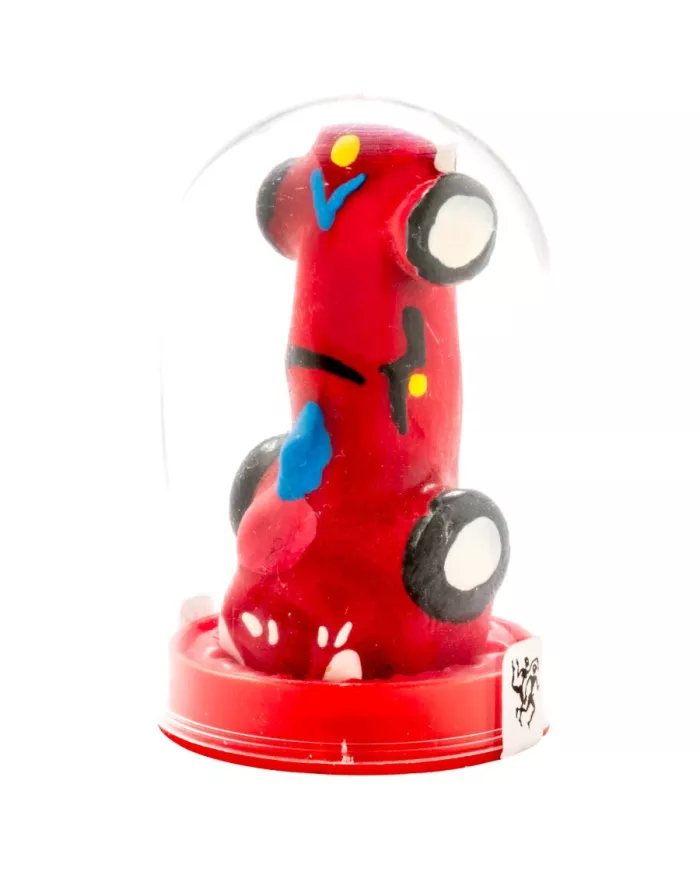 CONDOMERIE - PRÉSERVATIFS FANTAISIE PEINTS À LA MAIN EN FORME DE VOITURE DE COURSE CONDOMERIE - PRÉSERVATIFS FANTAISIE PEINTS À LA MAIN EN FORME DE VOITURE DE COURSE
