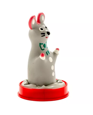 CONDOMERIE - PRÉSERVATIFS FANTAISIE PEINTS À LA MAIN MODÈLE SOURIS 1