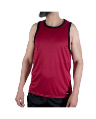 MACHO - CMV003 T-SHIRT DE GYM BORDEAUX, TAILLE S/M