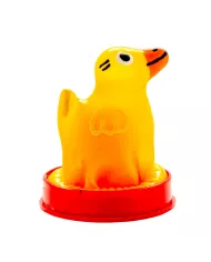 CONDOMERIE - PRÉSERVATIFS FANTAISIE PEINTS À LA MAIN EN FORME DE CANARD CONDOMERIE - PRÉSERVATIFS FANTAISIE PEINTS À LA MAIN EN FORME DE CANARD