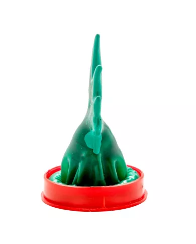 CONDOMERIE - PRÉSERVATIFS FANTAISIE PEINTS À LA MAIN CANNABIS MODÈLE 1