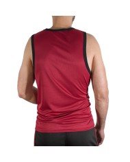MACHO - CMV003 T-SHIRT DE GYM BORDEAUX, TAILLE S/M