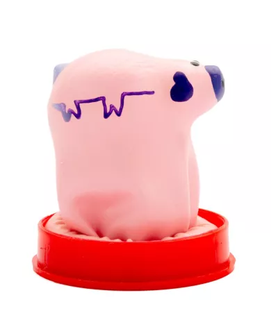 CONDOMERIE - PRÉSERVATIFS FANTAISIE PEINTS À LA MAIN PETIT COCHON
