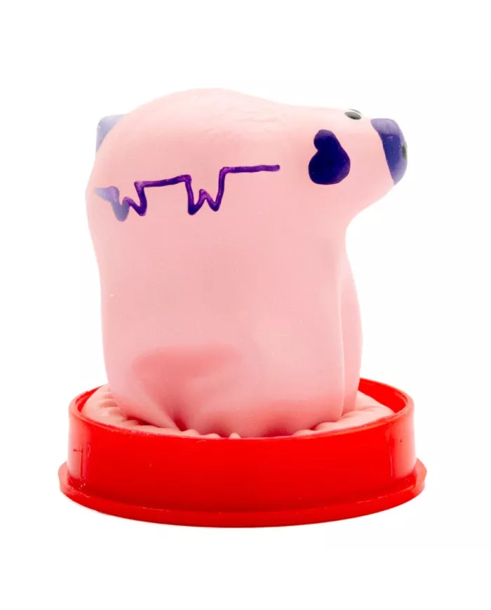 CONDOMERIE - PRÉSERVATIFS FANTAISIE PEINTS À LA MAIN PETIT COCHON CONDOMERIE - PRÉSERVATIFS FANTAISIE PEINTS À LA MAIN PETIT COCHON